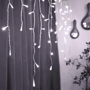 Cadena de luces LED planas de carbón, funciona con pilas 3AA, blanco frío, 10m x 0.6m, ideal para decoración festiva y ambientación. - Product Image 3