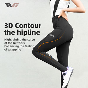 <span class=keywords><strong>Pantaloni</strong></span> ROCKBROS da donna rimovibili da <span class=keywords><strong>ciclismo</strong></span> con bretella traspirante in mesh elasticizzato da bici ad asciugatura rapida con cuscino 3D - Product Image 3