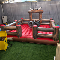 Machine de rodéo gonflable commerciale pour adultes, simulateur de taureau mécanique