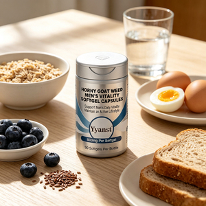 Gélules de Vitalité Masculine à base de Plante de Corne de Chèvre 800mg 90 gélules – Énergie Active Quotidienne, Complément Herbal Naturel, Marque Privée OEM - Product Image 3