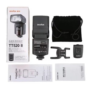 Flash Photo Godox TT520II avec Signal Sans Fil 433 MHz Intégré pour Appareils Photo Reflex Numériques Canon, Nikon, Pentax, Sony, Fuji, Olympus - Product Image 1