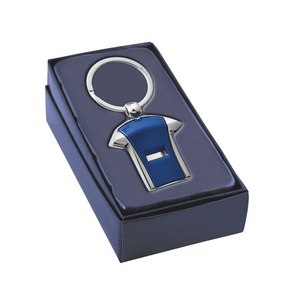 Llavero con Silbato y Logotipo Personalizado en Metal Azul - Product Image 3