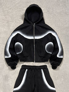 Спортивный костюм с капюшоном на молнии - Product Image 4