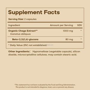 Suplemento Orgânico de Cogumelo <span class=keywords><strong>Chaga</strong></span> de Marca Própria, Extrato de Cogumelo <span class=keywords><strong>Chaga</strong></span>, Cápsulas de Cogumelo <span class=keywords><strong>Chaga</strong></span> - Product Image 3