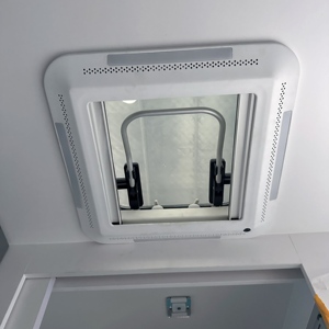 Accessoires RV 400*400mm RV Caravan Skylight avec lumière LED 12V Cadre en aluminium Fenêtre de toit - Product Image 6