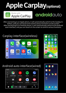 7/9/10 "2 Din hệ thống Android Navigation phổ cảm ứng đầy đủ Màn hình xe đài phát thanh tích hợp máy màn hình lớn đảo ngược Carplay - Product Image 5