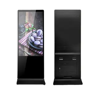 2022 hot 43inch Floor Stand Lcd Touch Screen Totem Video Digital Signage Kiosk Advertising Display Screen totem digital signage