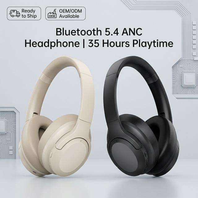 Long Battery Life ANC Headphones | Bulk Custom Packaging Manufacturer