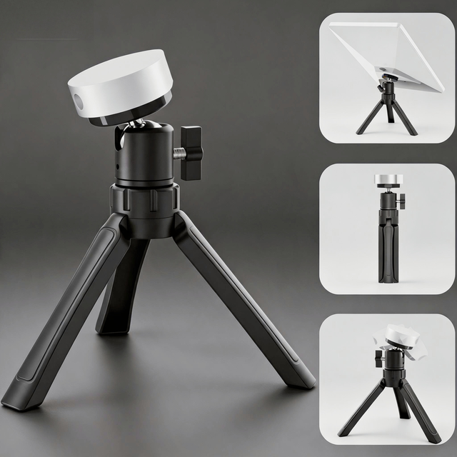 Magnetic Heavy Duty Tripod Stand Starlink Mini 360 Degree Adjustable Folding Stable Desktop Holder Portable Ground Mount Camping