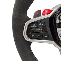 Volant en cuir pleine fleur avec garniture argentée pour BMW G05 G06 G20 G22 G30 G31 M2 G87 M3 G80 M4 G82 M5 F90 F97 M340i