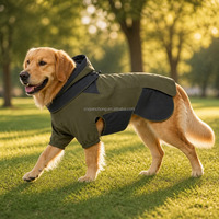 Manteau de pluie personnalisé pour chien, veste imperméable, combinaison de pluie pour animaux de compagnie, coupe-vent, chaud, pour les journées pluvieuses en extérieur, pour chiens de petite, moyenne et grande taille