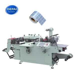 High quality narrow web 320 420 sticker label Flatbed Die cutter Cutting with optional punching stamping