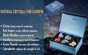 Juego <span class=keywords><strong>de</strong></span> Piedras Curativas <span class=keywords><strong>de</strong></span> <span class=keywords><strong>Piscis</strong></span>, Piedras <span class=keywords><strong>de</strong></span> Nacimiento con Técnica <span class=keywords><strong>de</strong></span> Pulido, Regalo para Mujeres con Caja <span class=keywords><strong>de</strong></span> Horóscopo - Product Image 5