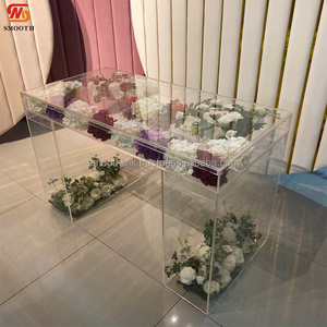 Wedding Luxury Furniture Clear Cake <strong>Coffee</strong> <strong>Table</strong> Acrylic Flower Wedding Event for Wedding Party Decoration - Product Image 3