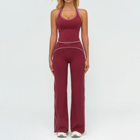 Ensemble de yoga 6 pièces pour femmes, vêtements de sport, soutien-gorge de sport sexy push-up, leggings de yoga taille haute pour femmes, vêtements de loisirs