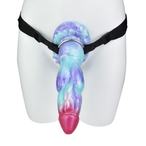 YOCY Monster Animal Penis S/L/M Ice Dragon Dildo Strap-on con ventosa, plug anal, masajeador vaginal para adultos, juguete sexual - Product Image 6