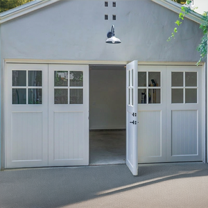 Portes de <span class=keywords><strong>garage</strong></span> pliantes en accordéon en alliage d'aluminium et verre Cosyhouse, modernes, avec surface finie et garantie de 5 ans - Product Image 1