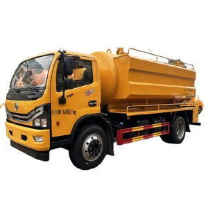 Camiones de Succión de Aguas Residuales Dongfeng 4x2 con Bomba de Vacío, Camiones de Limpieza y Dragado de Tanques Sépticos de 8000 Litros en Venta - Product Image 2