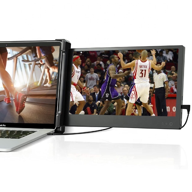 Portable Monitor for Laptop 12 Inch IPS Monitor Extender for Dual Monitor Display Laptop Screen Laptop Workstation
