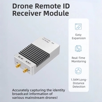 Modul Anti-Drone Kompak 5W Jangkauan 1-5km Analisis 2 detik OcuSync/RemoteID Deteksi Lokalisasi UAV Mode Ganda Kontrol Jarak Jauh 10+