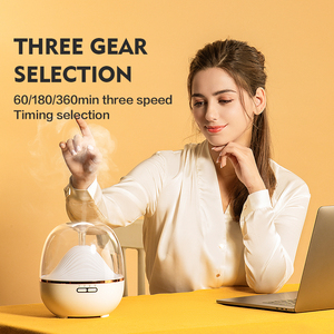 Kinscoter New Hotel Home LED Màu <span class=keywords><strong>600Ml</strong></span> Điện Tinh Dầu Núi Siêu Âm Máy Tạo Độ Ẩm Hương Liệu Khuếch Tán - Product Image 4