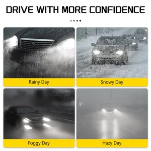 Sanvi Factory Wholesale Low Price 28w/pcs 6000k Mini H4 Led Projector Lens Headlights Car 12v Auto Led Light Bulbs - Product Image 4