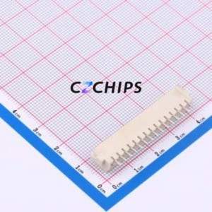 HCZZ0021-15 Wire-to-Board Pin Header SMD,P=2.54mm,Horizontal Mount Connector 1x15P 2.5mm Horizontal Mount XH - Product Image 2