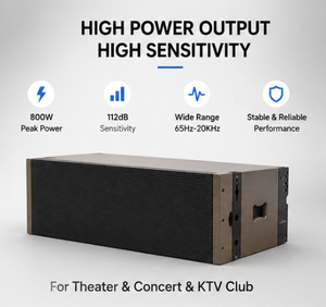 ลำโพงไลน์อาร์เรย์แบบพาสซีฟคู่ขนาด <span class=keywords><strong>6.5</strong></span> นิ้ว 200 วัตต์ RMS 65Hz-20kHz ระบบลำโพงเสียงระดับมืออาชีพสำหรับคอนเสิร์ต - Product Image 2