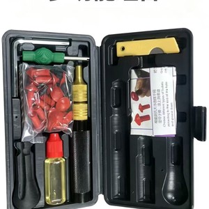 Kit de réparation de pneus à bouchon <span class=keywords><strong>champignon</strong></span>, outil manuel de réparation de crevaison pour pneus <span class=keywords><strong>tubeless</strong></span> de voiture, moto, VTT et pneus à vide - Product Image 4