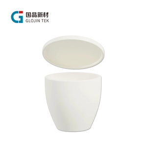1800 ℃ nhiệt độ cao alumina <span class=keywords><strong>Corundum</strong></span> bán thuyền tròn Al2O3 nồi nấu kim loại để phân tích thermogravimetric - Product Image 1
