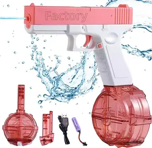 Water Pistol Guns Kids, Up to 32 FT Range Super One-Button Water Sprayer Squirt Guns Water Blaster Summer Pool Beach Party Toys