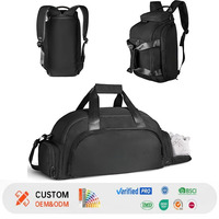 Sacs de sport unisexes personnalisés pour enfants avec compartiment à chaussures, sac de danse, sac de voyage pour le sport, cadeaux d'anniversaire