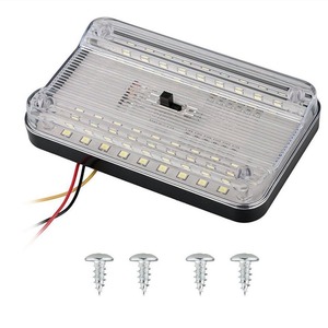 Plafonnier <span class=keywords><strong>de</strong></span> lecture LED blanc 12V 36 LED pour <span class=keywords><strong>voiture</strong></span>, lampe <span class=keywords><strong>de</strong></span> dôme intérieure avec interrupteur marche/arrêt, livraison directe disponible - Product Image 1