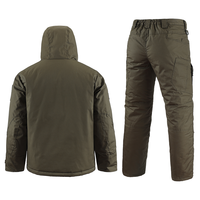 Ensemble de camouflage d'hiver ESDY pour l'extérieur, veste en polyester épaisse et chaude, résistante au froid