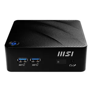 MSI Cubi N 8 GL010BCN Mini-PC, Intel Celeron BN4000, Schwarz Dual Core 8GB 1T Festplatte Lüfter loses Design