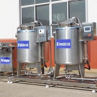 Ferment de bière 250 litres cuve de fermentation de vin Inox pour la production de bière avec agitateur