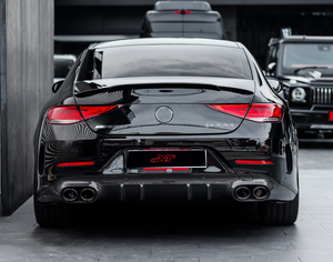 กันชนหลังสปอยเลอร์ขอบล้อคาร์บอนไฟเบอร์สไตล์ C257 <span class=keywords><strong>AMG</strong></span> สำหรับ Mercedes <span class=keywords><strong>Benz</strong></span> <span class=keywords><strong>CLS</strong></span> <span class=keywords><strong>53</strong></span> 63 260 300ตัวกระจาย W257 2018 + - Product Image 4