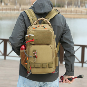 กระเป๋าเป้สะพายหลังลายพรางแบบยุทธวิธีสำหรับผู้ชาย รุ่น Custom Arrival  อเนกประสงค์สำหรับกิจกรรมกลางแจ้ง ตกปลา เล่นกีฬา  บุด้วยโพลีเอสเตอร์  ทันสมัย - Product Image 3