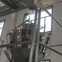 Automatische verticale verpakkingsmachine met 10-kops multihead weegsysteem voor noten en gedroogd fruit