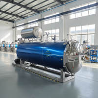 Nouvelle cuve de stérilisation autoclave en acier inoxydable pour légumes, fruits et conserves de poisson, haute productivité, système de contrôle automatique SIEMENS, CE