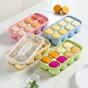 Nueva Caja de Almacenamiento para Cubos de Hielo con Tapa para Hacer Cubos de Hielo Suaves, Caja para Ocho Frutas, Venta al por Mayor - Product Image 3