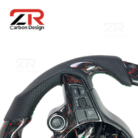 Volant en fibre de carbone forgé sur mesure pour Alfa Romeo Giulia Stelvio Quadrifoglio Veloce 2014-2020, style course