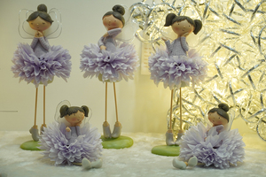 6 "Pong Falda Fairy Hanger Falda de tela Chica para regalo Linda chica Regalo para cumpleaños - Product Image 2