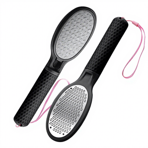 Lime à pieds en acier inoxydable de qualité supérieure pour éliminer les peaux mortes, appareil de polissage des pieds, éliminateur de callosités - Product Image 1