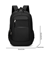 Sac à dos pour ordinateur portable moderne, durable, léger, imperméable, respirant, avec fermeture éclair, grande capacité, 15,6 pouces, sport, affaires, sac pour ordinateur portable pour hommes