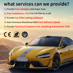 HIGHCOOL Auto-Wrap Auto-Guérison Gris PVC Corps Peinture Protection Film Métallique Changement de Couleur Caractéristique Accessoire pour Extérieur - Product Image 5