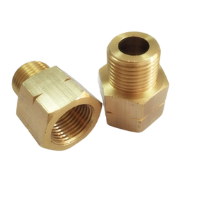 Ống Nối Có Ren Npt, Phụ Kiện Ống Nối Bằng Đồng Thau - Product Image 2