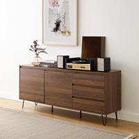 Mueble de TV de Madera de Estilo Nórdico, Fabricado en China, Moderno, Minimalista, con Patas Altas, para Sala de Estar, Dormitorio, Muebles para el Hogar