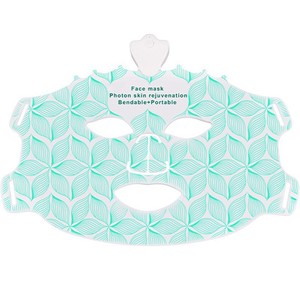 Masque facial LED à 7 couleurs, sans fil, USB, lumière rouge, rajeunissement de la peau, alliage chromé, outil anti-âge - Product Image 1