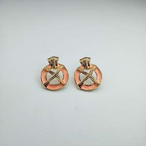 Boucles d'oreilles tendance en acier inoxydable 316L avec placage or PVD, design durable et résistant - Product Image 1